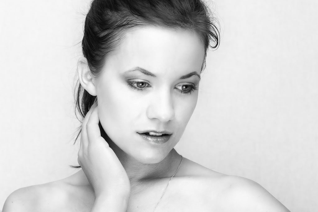 Black and white portrait of Cody