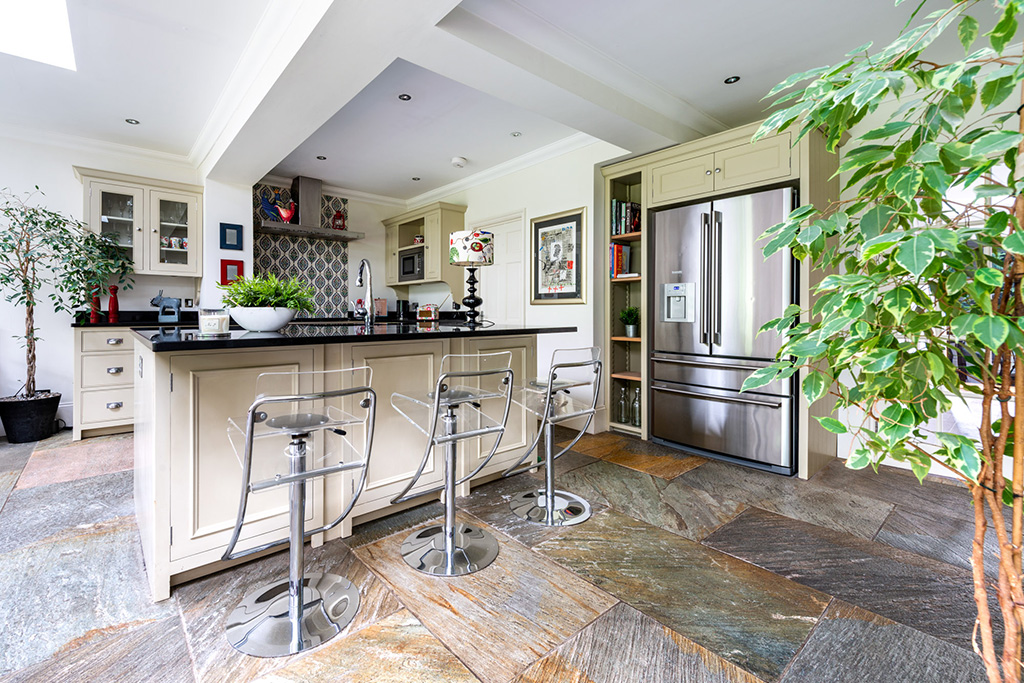 Bright professionally photographed kitchen interior